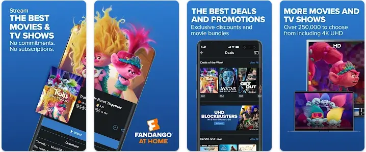 Fandango at Home Video Streaming App